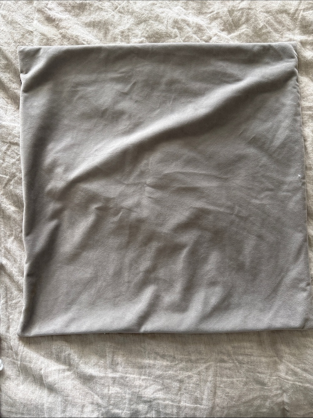 Versatile Gray Pillow Cover